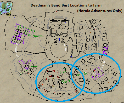 Deadmans Band Farming Locations